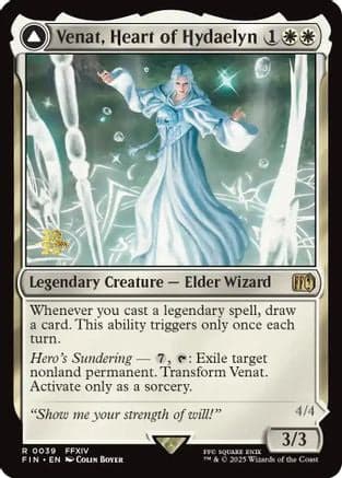 Venat, Heart of Hydaelyn (039) [Prerelease Cards]  Foil
