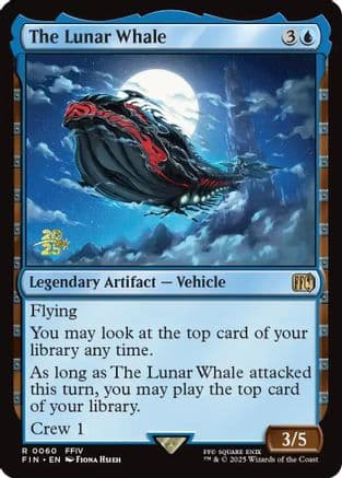 The Lunar Whale (060) [Prerelease Cards]  Foil
