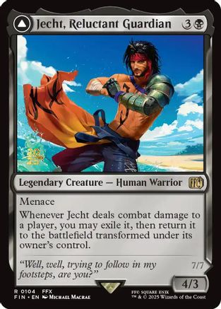 Jecht, Reluctant Guardian (104) [Prerelease Cards]  Foil