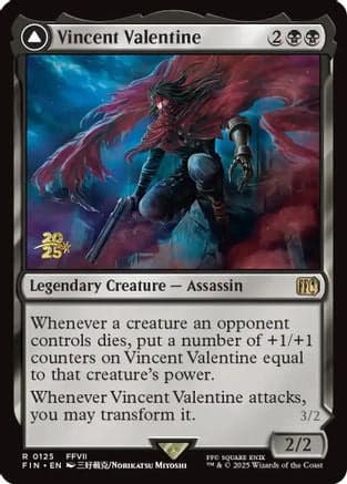 Vincent Valentine (125) [Prerelease Cards]  Foil