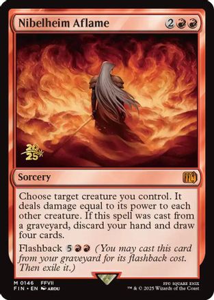 Nibelheim Aflame (146) [Prerelease Cards]  Foil