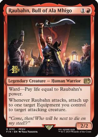Raubahn, Bull of Ala Mhigo (151) [Prerelease Cards]  Foil