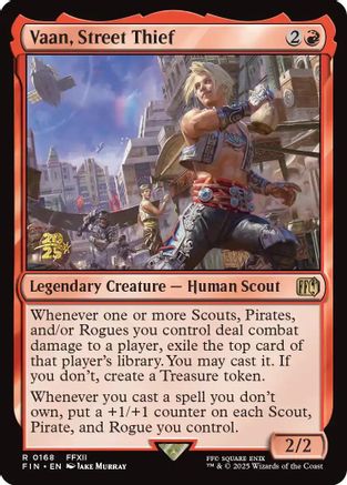 Vaan, Street Thief (168) [Prerelease Cards]  Foil