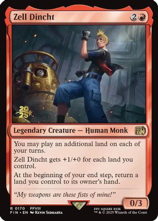 Zell Dincht (170) [Prerelease Cards]  Foil