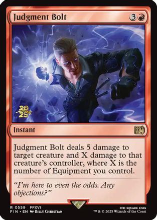 Judgment Bolt (559) [Prerelease Cards]  Foil