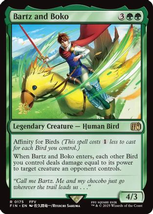 Bartz and Boko (175) [Prerelease Cards]  Foil