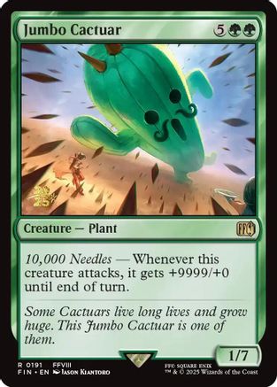 Jumbo Cactuar (191) [Prerelease Cards]  Foil