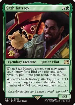 Sazh Katzroy (199) [Prerelease Cards]  Foil