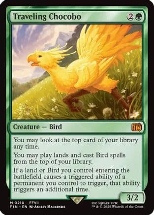 Traveling Chocobo (210) [Prerelease Cards]  Foil
