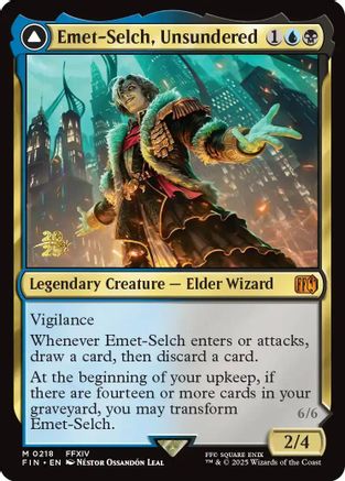 Emet-Selch, Unsundered (218) [Prerelease Cards]  Foil