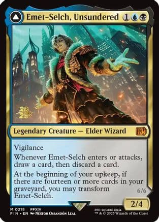 Emet-Selch, Unsundered (218) [Prerelease Cards]  Foil