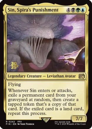 Sin, Spira's Punishment (242) [Prerelease Cards]  Foil