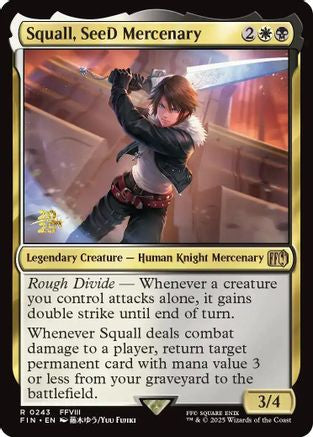 Squall, SeeD Mercenary (243) [Prerelease Cards]  Foil