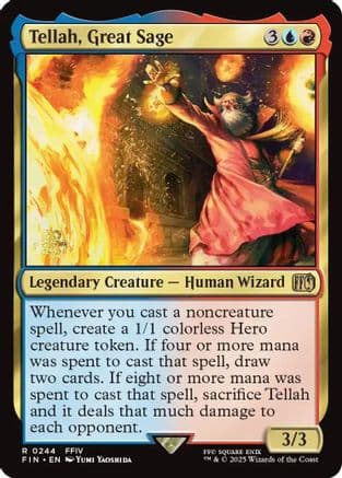 Tellah, Great Sage (244) [Prerelease Cards]  Foil