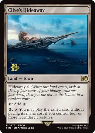 Clive's Hideaway (275) [Prerelease Cards]  Foil