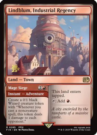 Lindblum, Industrial Regency (285) [Prerelease Cards]  Foil