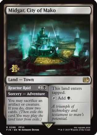 Midgar, City of Mako (286) [Prerelease Cards]  Foil