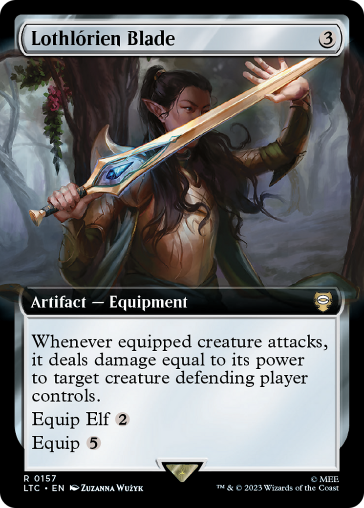 Lothlorien Blade (Extended Art) [The Lord of the Rings: Tales of Middle-Earth Commander] Foil
