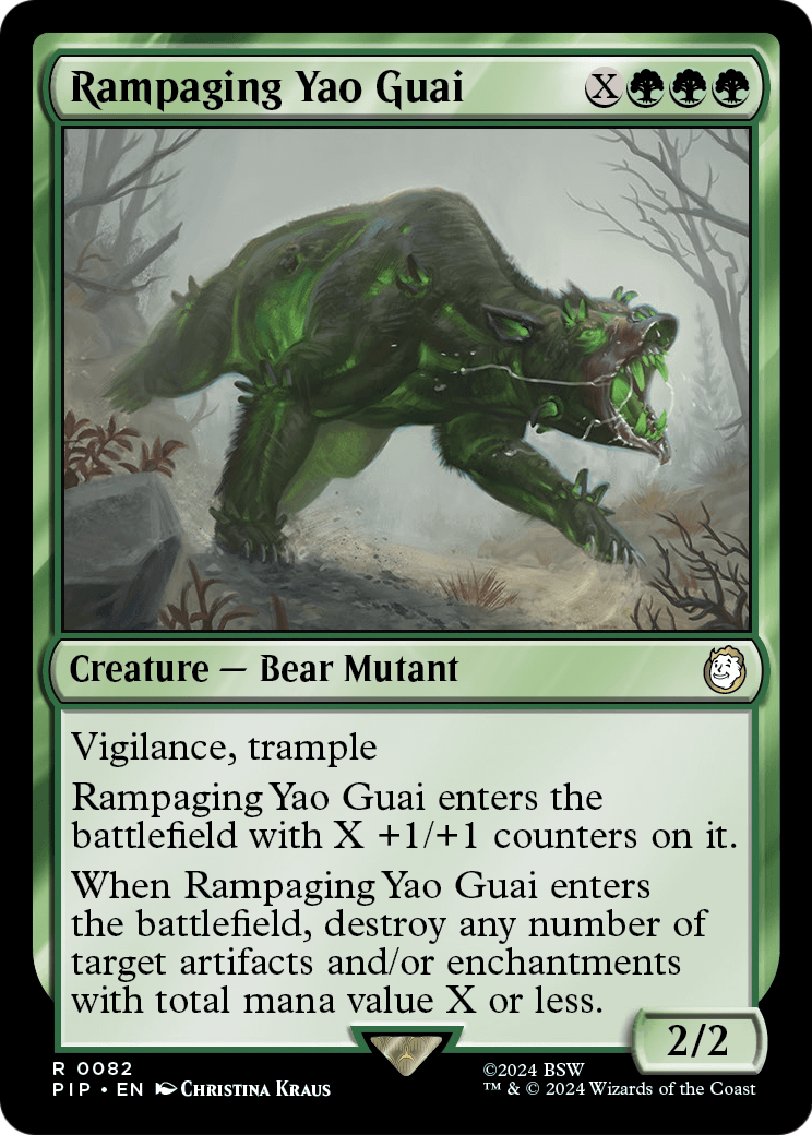 Rampaging Yao Guai [Fallout] Foil