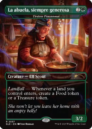 La abuela, siempre generosa - Tireless Provisioner (2057) [Secret Lair Drop Series]