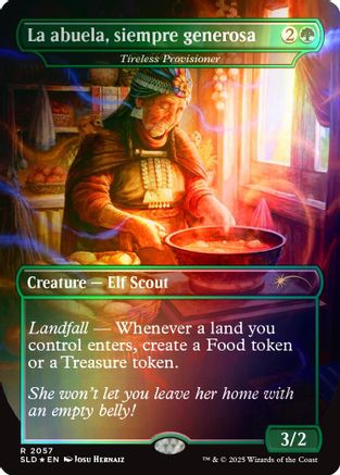 La abuela, siempre generosa - Tireless Provisioner (Rainbow Foil) (2057) [Secret Lair Drop Series]  Foil