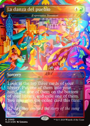 La danza del pueblo - Expressive Iteration (Rainbow Foil) (2060) [Secret Lair Drop Series]  Foil