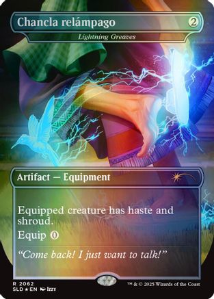 Chancla relámpago - Lightning Greaves (Rainbow Foil) (2062) [Secret Lair Drop Series]  Foil