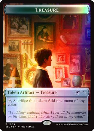 Treasure Token (2065) (Rainbow Foil) (2065) [Secret Lair Drop Series]  Foil