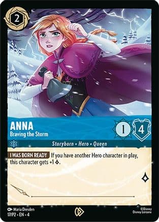 Anna - Braving the Storm |  (17/P2) [Disney Lorcana Promo Cards]