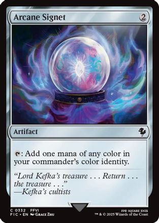 Arcane Signet (0332) (Surge Foil) (332) [Commander: FINAL FANTASY]  Foil