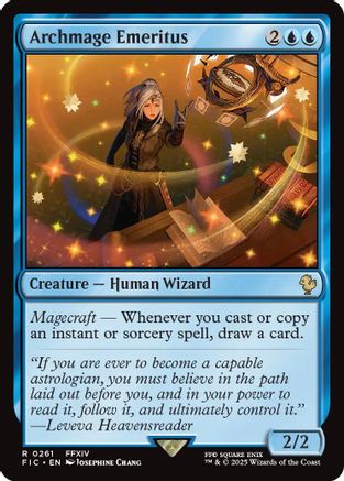Archmage Emeritus (Surge Foil) (261) [Commander: FINAL FANTASY]  Foil