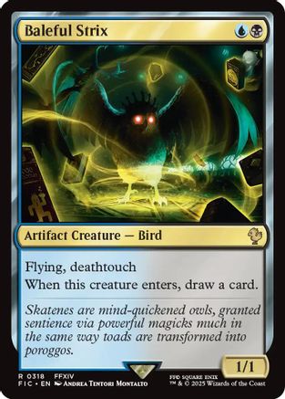 Baleful Strix (Surge Foil) (318) [Commander: FINAL FANTASY]  Foil