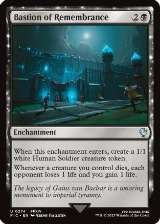 Bastion of Remembrance (Surge Foil) (274) [Commander: FINAL FANTASY]  Foil