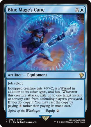 Blue Mage's Cane (Surge Foil) (035) [Commander: FINAL FANTASY]  Foil