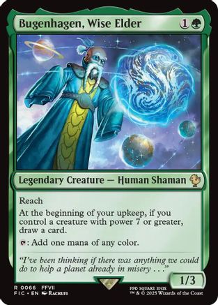 Bugenhagen, Wise Elder (Surge Foil) (066) [Commander: FINAL FANTASY]  Foil