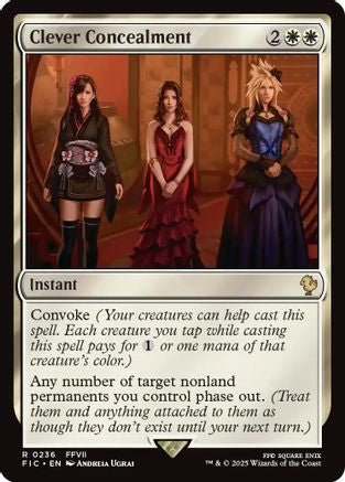 Clever Concealment (Surge Foil) (236) [Commander: FINAL FANTASY]  Foil