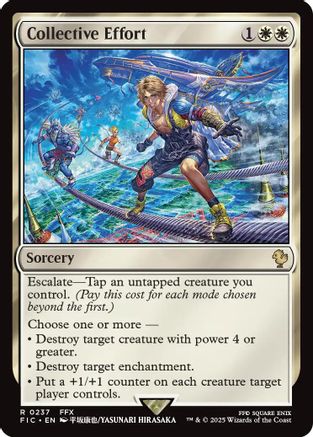 Collective Effort (Surge Foil) (237) [Commander: FINAL FANTASY]  Foil