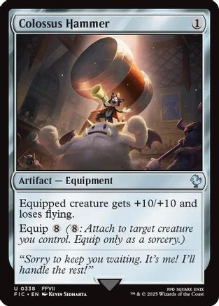 Colossus Hammer (Surge Foil) (338) [Commander: FINAL FANTASY]  Foil