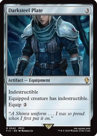 Darksteel Plate (Surge Foil) (342) [Commander: FINAL FANTASY]  Foil
