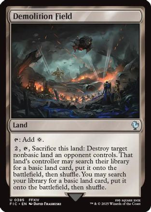 Demolition Field (Surge Foil) (385) [Commander: FINAL FANTASY]  Foil