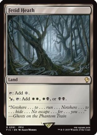 Fetid Heath (Surge Foil) (391) [Commander: FINAL FANTASY]  Foil