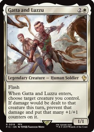 Gatta and Luzzu (Surge Foil) (019) [Commander: FINAL FANTASY]  Foil
