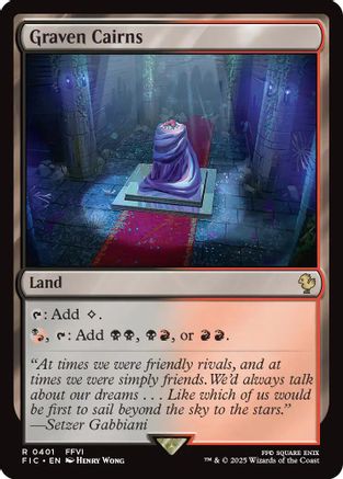 Graven Cairns (Surge Foil) (401) [Commander: FINAL FANTASY]  Foil