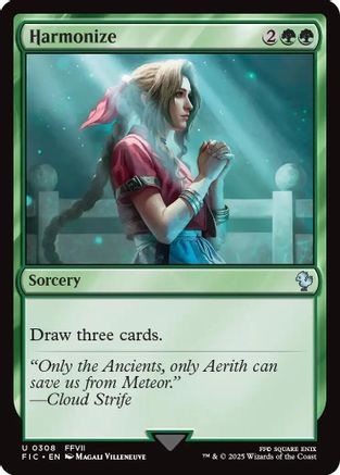 Harmonize (Surge Foil) (308) [Commander: FINAL FANTASY]  Foil