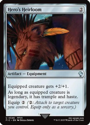 Hero's Heirloom (Surge Foil) (346) [Commander: FINAL FANTASY]  Foil