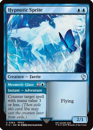 Hypnotic Sprite (Surge Foil) (264) [Commander: FINAL FANTASY]  Foil