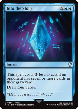 Into the Story (Surge Foil) (266) [Commander: FINAL FANTASY]  Foil