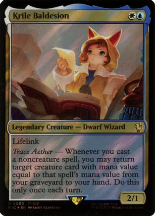 Krile Baldesion (Surge Foil) (086) [Commander: FINAL FANTASY]  Foil