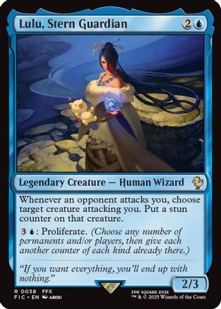 Lulu, Stern Guardian (Surge Foil) (038) [Commander: FINAL FANTASY]  Foil
