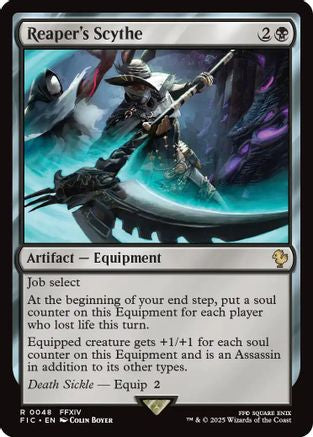 Reaper's Scythe (Surge Foil) (048) [Commander: FINAL FANTASY]  Foil